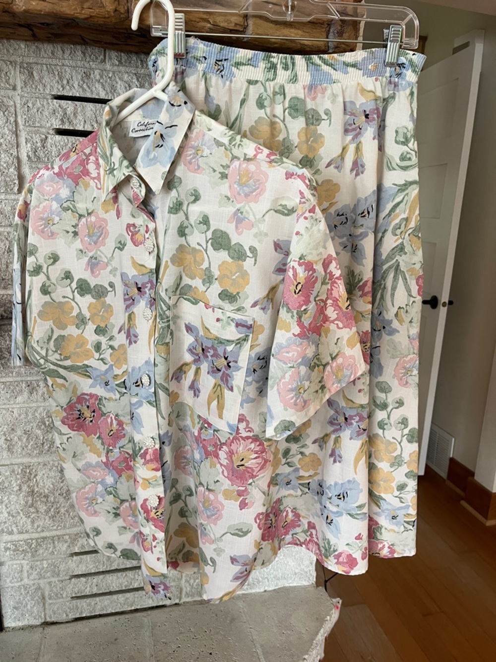 Spring/ Summer Floral Skirt Set Sz 8/10